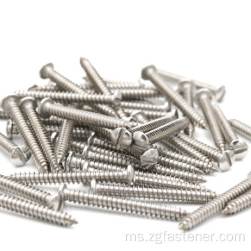 DIN7971 Stainless Steel 304 Slotted Pan Head Tapping Screws